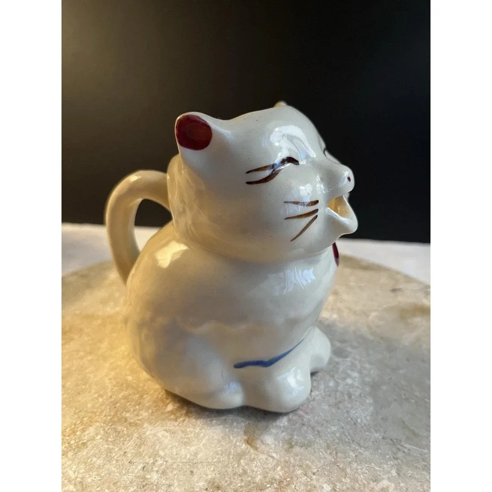 1950's Shawnee Vintage Pottery Puss'n Boots Cat Creamer Excellent Condition